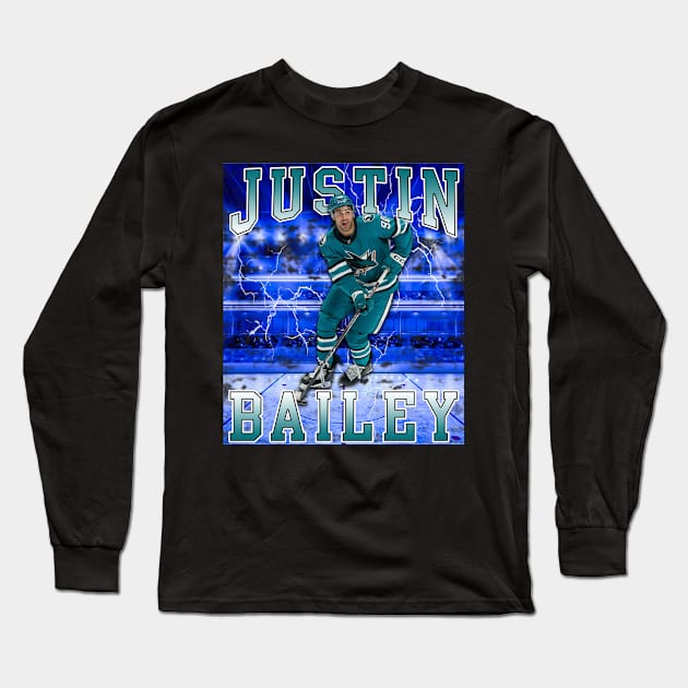 Justin Bailey Long Sleeve T-Shirt by Gojes Art